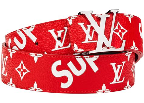 louis vuitton and supreme belt|louis vuitton monogram belt black.